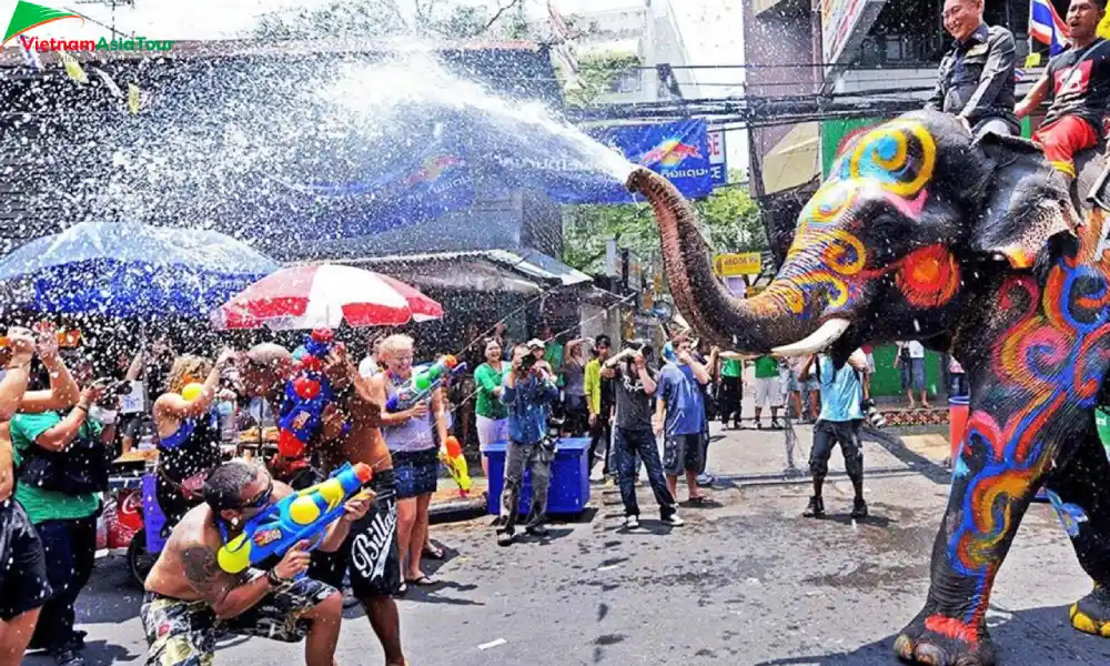 Fiesta de agua Songkran