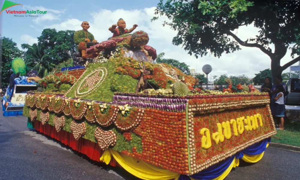 Fiesta de frutas en Tailandia