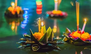 Lanzas los krathong