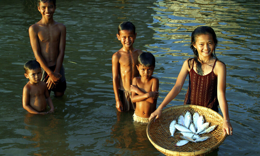 La vida en el río Mekong