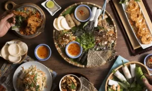 Comida típica en Hanoi 